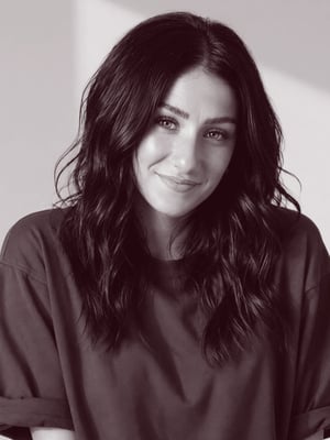 Kelsey Jackson headshot black and white